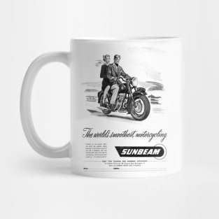 A vintage Sunbeam motorcycle advert Mug